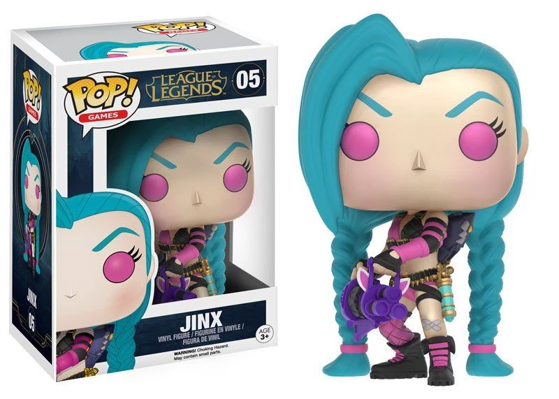 FUNKO POP! - League Of Legends - Jinx Figur 1 FUNKO POP! - League Of Legends - Jinx Figur
