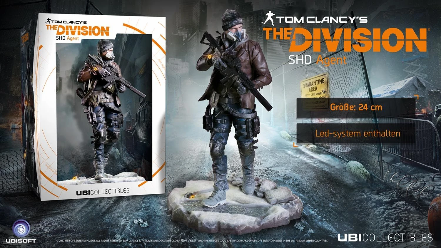 Ubisoft Tom Clancys The Division SHD Agent 24cm Statue 1 Ubisoft Tom Clancys The Division SHD Agent 24cm Statue